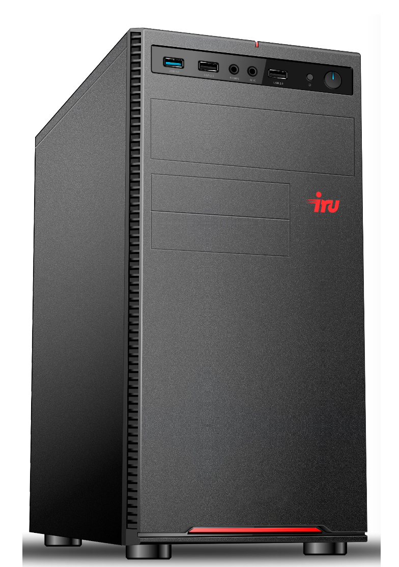 ПК IRU Home 312 MT PG G5420 (3.8)/4Gb/1Tb 7.2k/UHDG 610/Free DOS/GbitEth/400W/черный