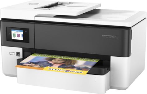 МФУ струйный HP Officejet Pro 7720 (Y0S18A) A3 Duplex Net WiFi USB RJ-45 белый