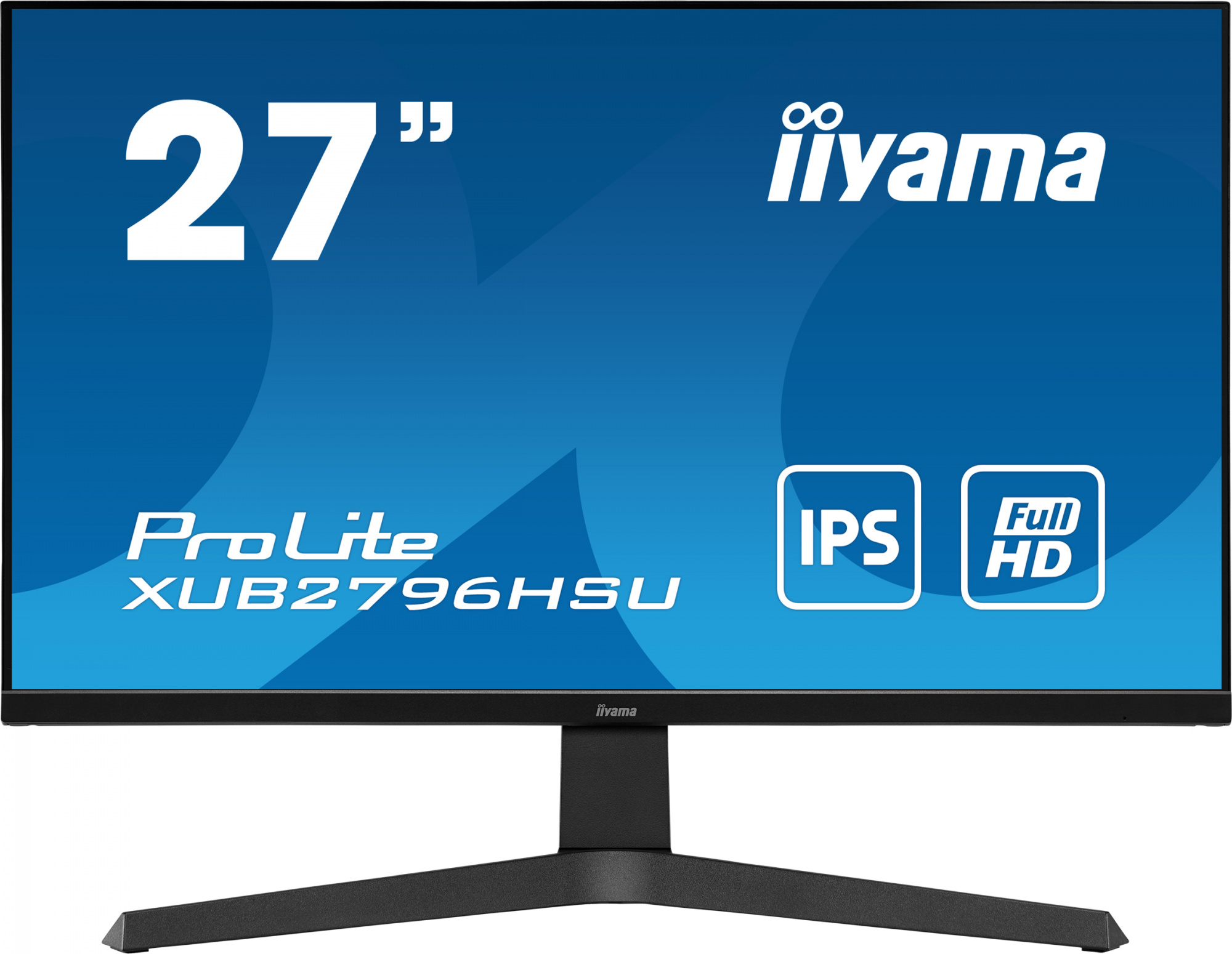 Мониторы ЖК Монитор Iiyama 27" ProLite XUB2796HSU-B1 черный IPS LED 1ms 16:9 HDMI M/M матовая HAS 250cd 178гр/178гр 1920x1080 DisplayPort FHD USB 5.4кг