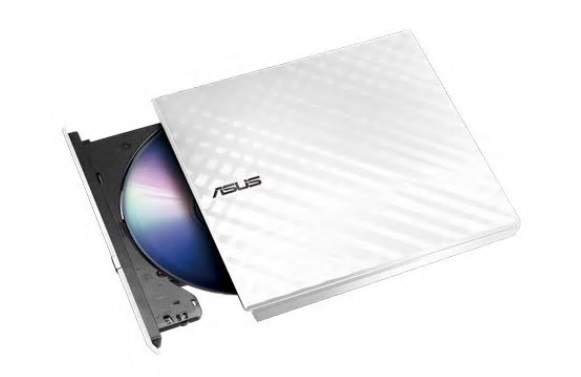  Оптический привод ASUS SDRW-08D2S-U LITE/WHT/G/AS retail, dvd-rw, external ; 90-DQ0436-UA221KZ (SDRW-08D2S-U LITE/WHITE/ASUS)