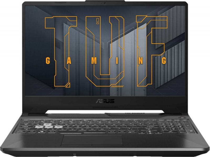 Ноутбук ASUS TUF Gaming А15 FX506HC-HN006 Intel Core i5 11400H/16Gb/512GB SSD/15.6"FHD IPS 144Hz/ GeForce RTX 3050 4Gb/WiFi6/BT/Cam/Illum RGB KB/Without OS/2.6Kg/RU/EN Keyboard/Eclipse Gray (90NR0723-M01480)