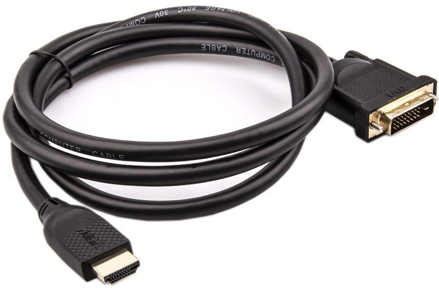 Кабели и шлейфы  Неватека VCOM CG484G-1.5M Кабель HDMI AM/DVI(24+1)M, 1.5м, CU, 1080P@60Hz, VCOM  <CG484G-1.5M>