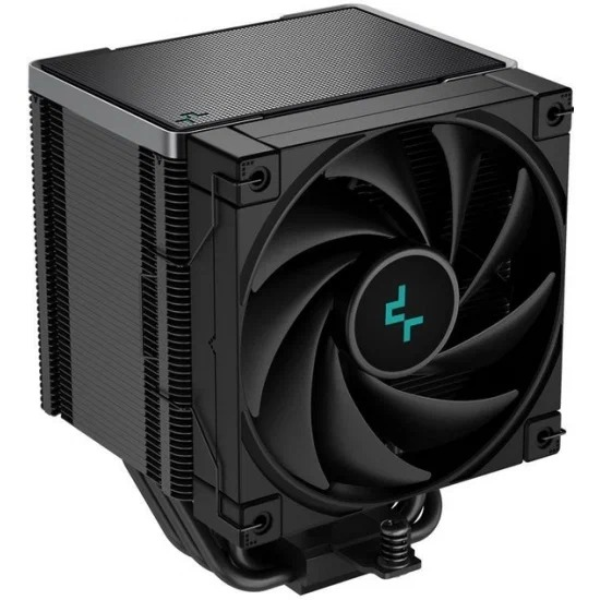 Кулер для процессора DEEPCOOL AK500 ZERO DARK LGA20XX/1700/1200/115X/AM5/AM4 (9шт/кор, TDP 240W, PWM, Fan 120mm, 5 тепл. Трубок, Copper Base, черный) RET (AK500 ZERO DARK)