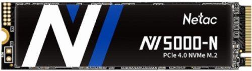 Ssd накопитель Netac SSD NV5000-N 500GB PCIe 4 x4 M.2 2280 NVMe 3D NAND, R/W up to 4800/2700MB/s, TBW 320TB, without heat sink (NT01NV5000N-500-E4X)