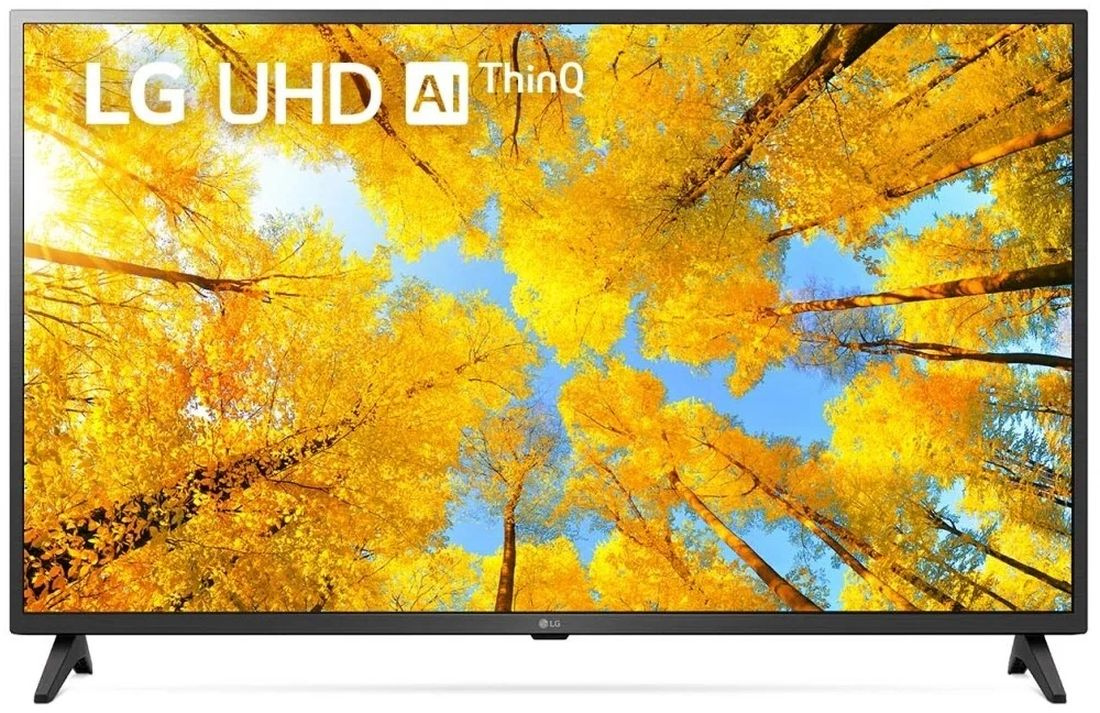 Телевизор LED LG 43" 43UQ75006LF.ADKG черный Ultra HD 60Hz DVB-T DVB-T2 DVB-C DVB-S DVB-S2 USB WiFi Smart TV (RUS)