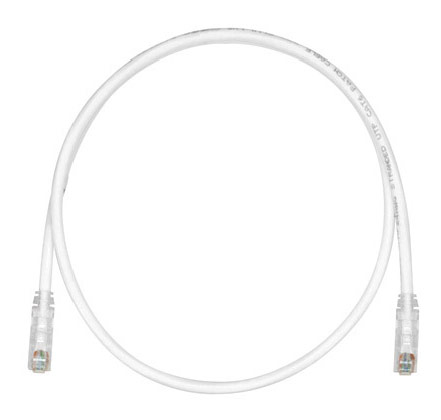 Патч-корды медные  Неватека Патч-корд Panduit UTPSP3MY UTP вилка RJ-45-вилка RJ-45 кат.6 3м белый ПВХ