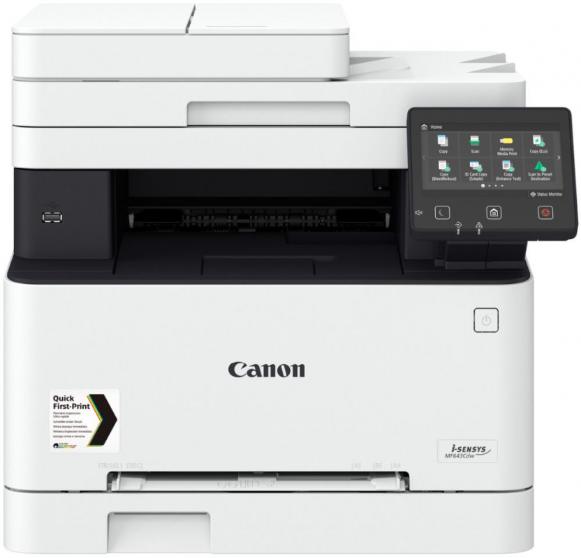   Неватека МФУ лазерный Canon i-Sensys Colour MF643Cdw (3102C008) A4 Duplex WiFi белый/черный