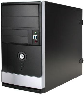 Корпус Mini Tower InWin EMR002 Black/Graphite  400W RB-S400HQ70  U2.0*2+A(HD) mATX (6150885)