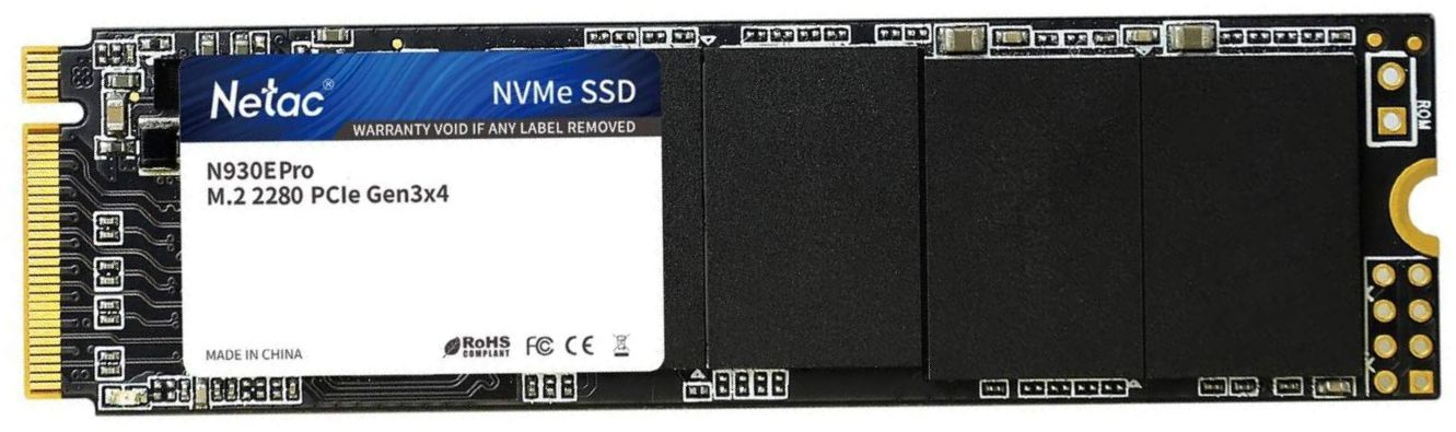 Накопитель SSD Netac PCI-E 3.0 512Gb NT01N930E-512G-E4X N930E Pro M.2 2280