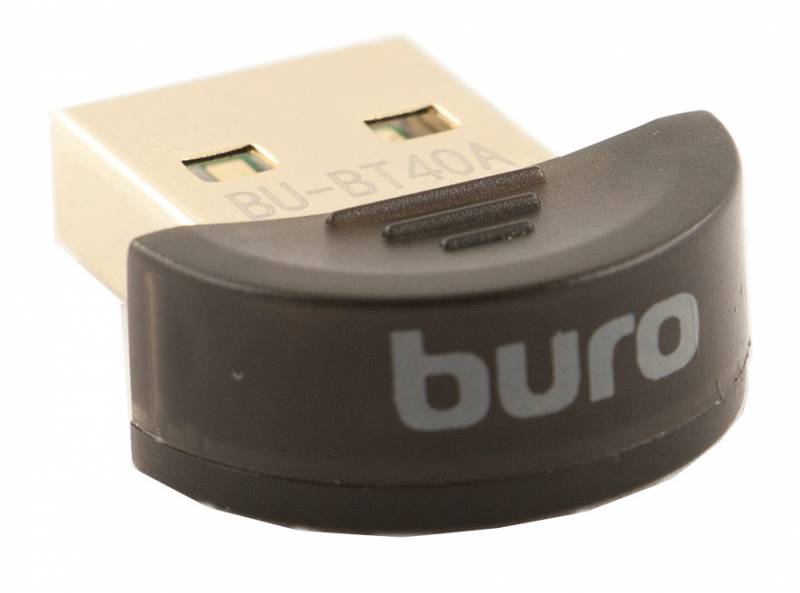 Адаптер USB Buro BU-BT40A Bluetooth 4.0+EDR class 1.5 20м черный