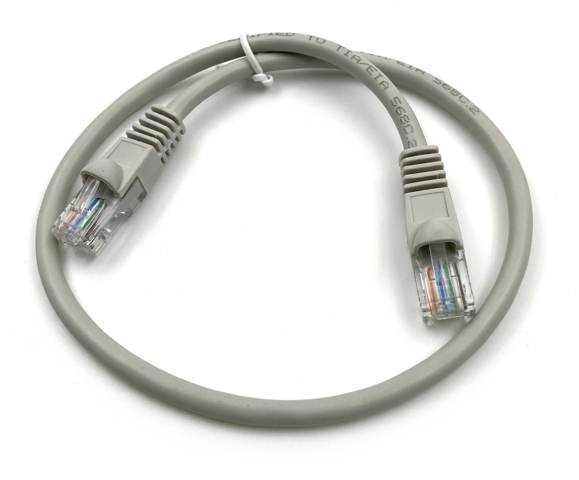 Кабели  Неватека Патч-корд Buro UTP 4 пары cat5E CCA molded 0.5м серый RJ-45 (m)-RJ-45 (m)