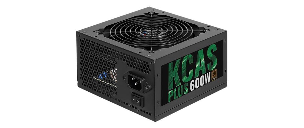   Неватека Блок питания Aerocool ATX 600W KCAS PLUS 600 80+ bronze (24+4+4pin) APFC 120mm fan 7xSATA RTL