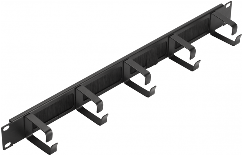 Кабельный органайзер Горизонтальный Lanmaster LAN-ORG/BPMR-1U двухсторонний гребенка 1U шир.:19"