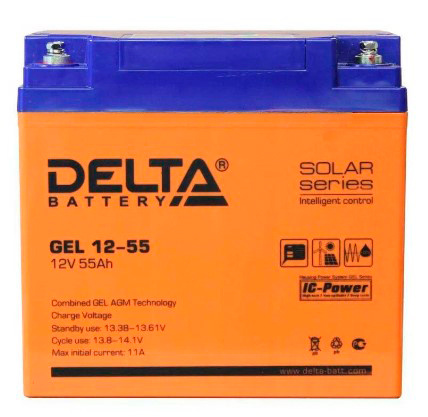 Батарея для ИБП Delta GEL 12-55