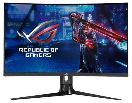 Монитор ASUS 31.5" ROG Strix XG32VC VA LED изогнутый, ProGaming, 2560x1440, 1ms, 400cd/m2, 3000:1, 178°/178°, HDMI, DP, USB Type-C, 170Hz, HDR 400, FreeSync, Tilt, Swivel, HAS, VESA, Black, 90LM03S0-B04170 (XG32VC)