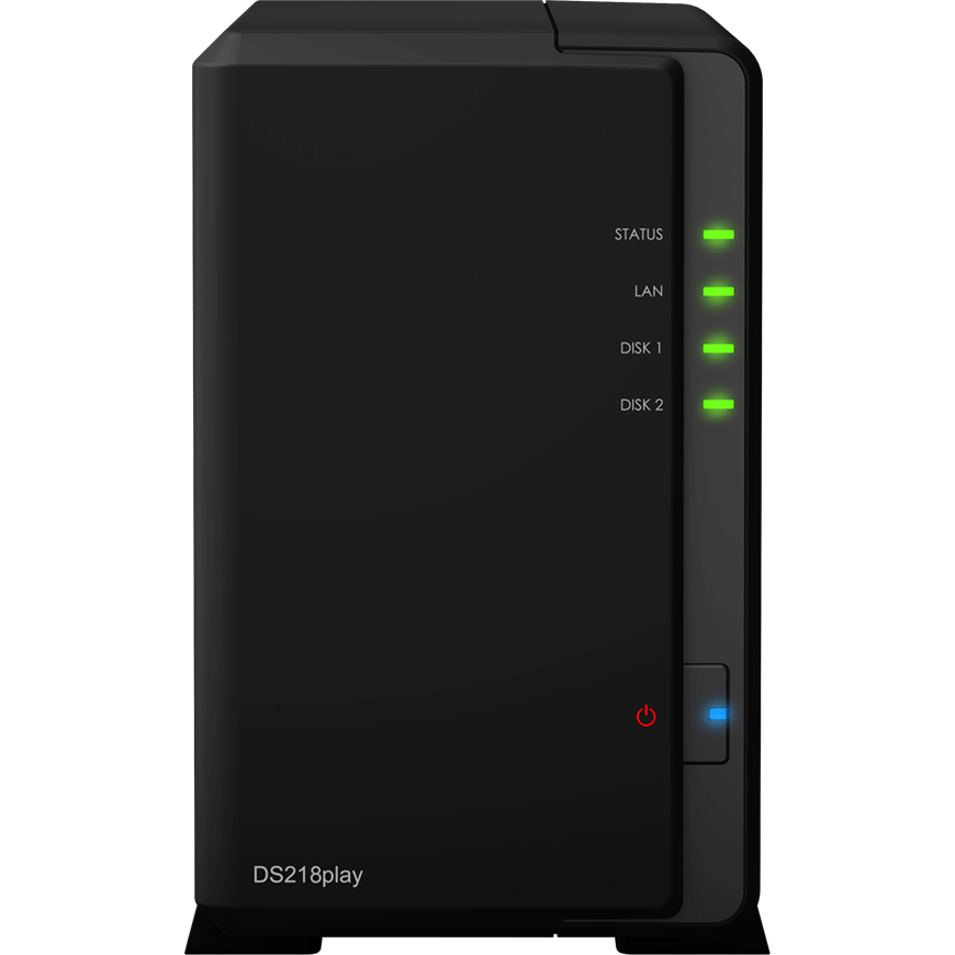 СХД настольное исполнение 2BAY NO HDD USB3 DS218PLAY SYNOLOGY