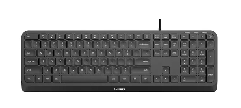 Аксессуары Philips SPK6207BL Wired Keyboard Black (SPK6207BL/87)