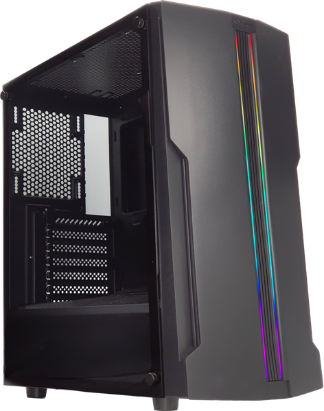 Корпус XILENCE XILENT BLADE Performance C X512.RGB, ATX, BLACK, WINDOW, 2 x 3,5 / 2,5 + 4 x 2,5, 1xUSB2.0, 2xUSB3.0 (XG121)