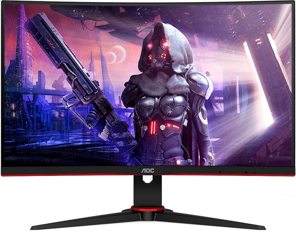 Мониторы Игровые Монитор AOC 23.6" Gaming C24G2AE-BK VA 1920x1080 250cd/m2 16:9