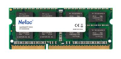 Память DDR3L 4Gb 1600MHz Netac NTBSD3N16SP-04 Basic OEM PC3-12800 CL11 SO-DIMM 260-pin 1.35В single rank