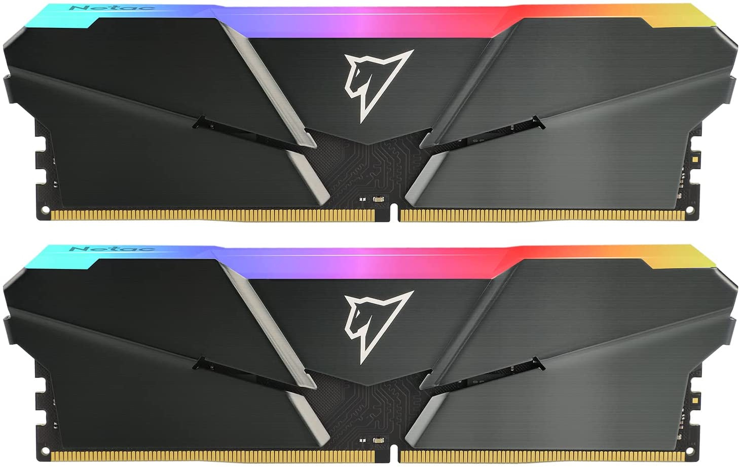 Память DDR4 2x16Gb 3200MHz Netac NTSRD4P32DP-32E Shadow RGB RTL PC4-25600 CL16 DIMM 288-pin 1.35В single rank