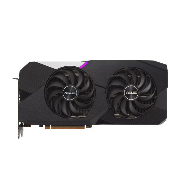 Видеокарта Asus PCI-E 4.0 DUAL-RX6700XT-O12G AMD Radeon RX 6700XT 12288Mb 192 GDDR6 2424/16000 HDMIx1 DPx3 HDCP Ret