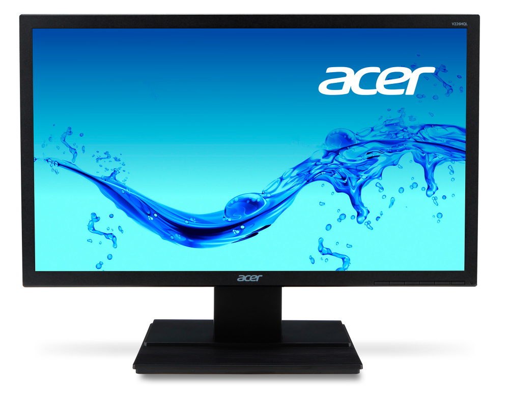 Мониторы ЖК Монитор Acer 21.5" V226HQLBb черный TN+film LED 16:9 матовая 200cd 90гр/65гр 1920x1080 D-Sub FHD 3.20кг