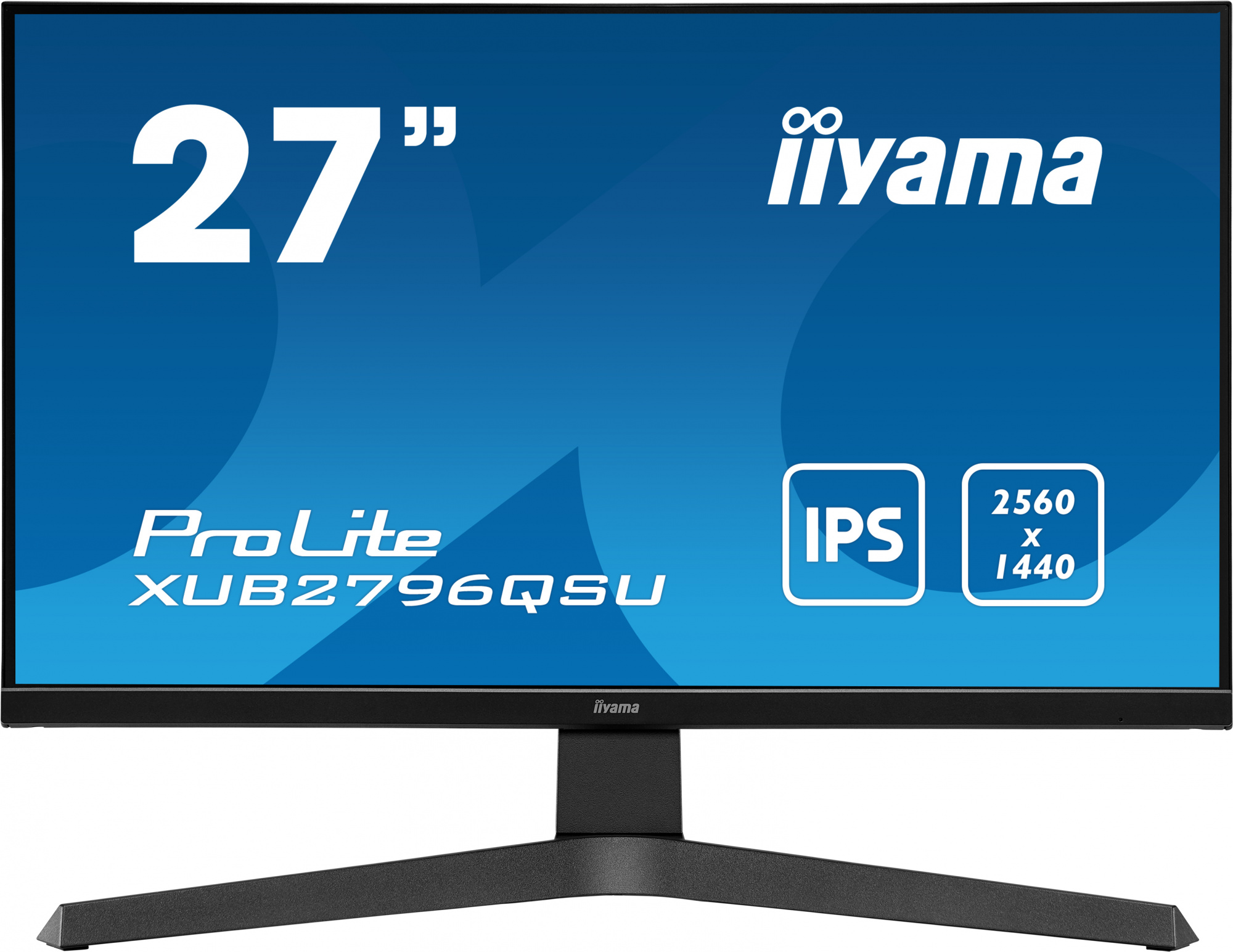 Монитор Iiyama 27" XUB2796QSU-B1 черный IPS LED 1ms 16:9 HDMI M/M матовая HAS Pivot 250cd 178гр/178гр 2560x1440 DisplayPort Ultra HD 2K (1440p) USB 5.4кг