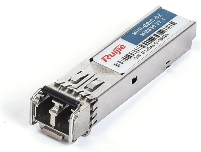 Трансивер Reyee 1000BASE-SX, SFP Transceiver, MM (850nm, 550m, LC). (MINI-GBIC-SX-MM850)