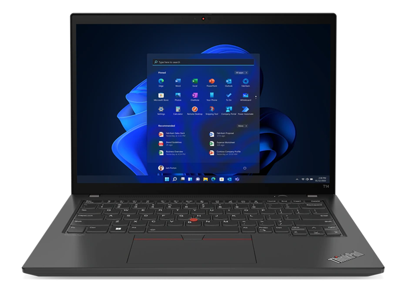 Ноутбук ThinkPad T14 G3 14" WUXGA (1920x1200) IPS 300N, i5-1235U, 2x8GB DDR4 3200,256GB SSD M.2, Intel Iris Xe, WiFi 6,BT,FPR,TPM2,IR&FHD Cam,52.5Wh,65W USB-C,,KB ENG,Win11DGWin10P ENG,1Y,1.32kg (21AH00BQUS)