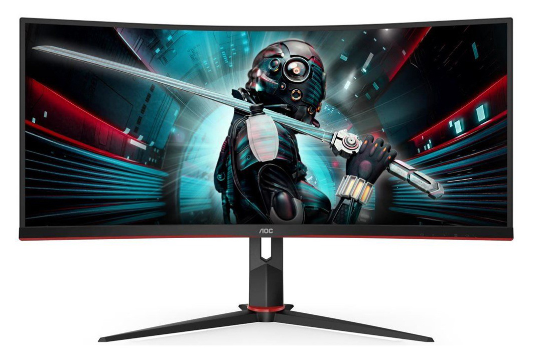 Монитор AOC 34" Gaming CU34G2/BK VA 3440x1440 100Hz 250cd/m2 21:9