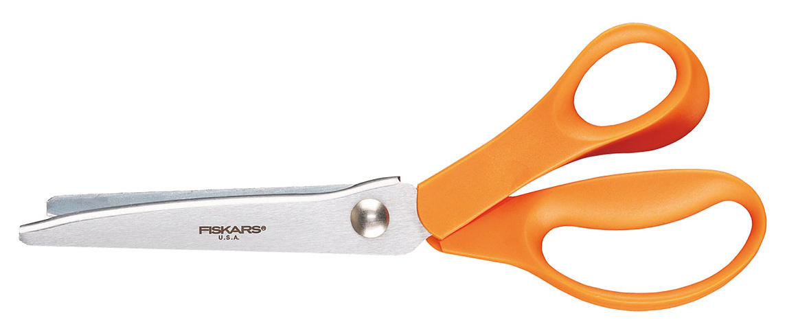 Ножницы Fiskars 1005130 Classic универсальные 230мм ручки пластиковые нержавеющая сталь серебристый/оранжевый