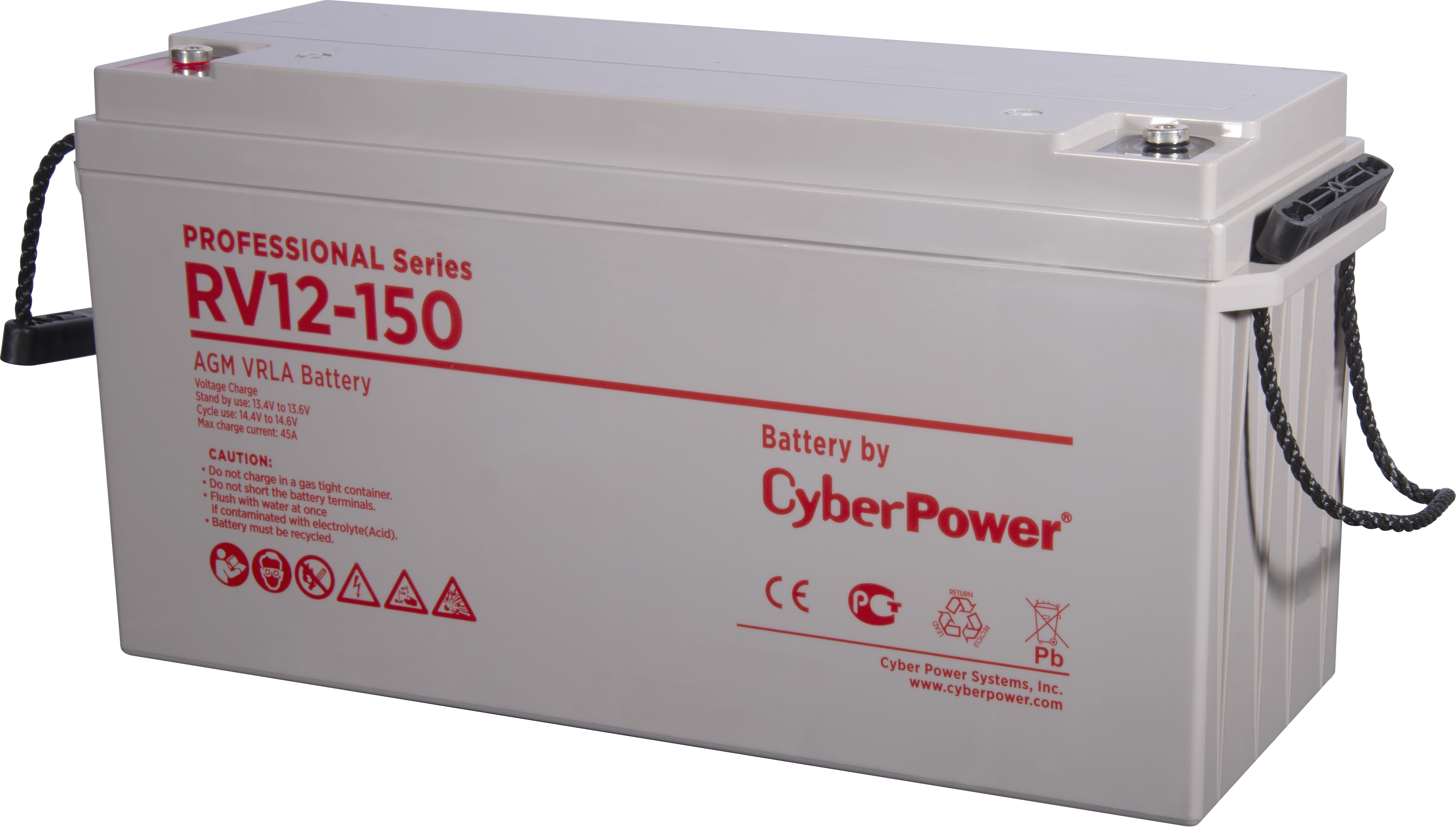 Аккумуляторная батарея PS CyberPower RV 12-150 / 12 В 150 Ач CyberPower Professional Series RV 12-150