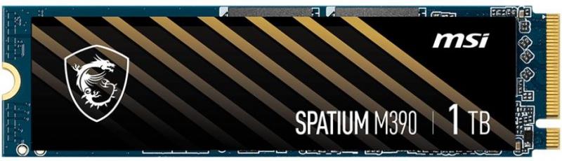 SSD жесткий диск NVME M.2 1TB SPATIUM M390 1TB MSI