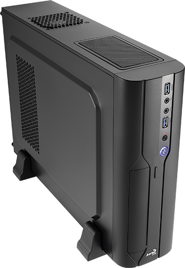   Неватека Корпус Aerocool CS-101 черный 400W mATX 1x80mm 2xUSB3.0 audio