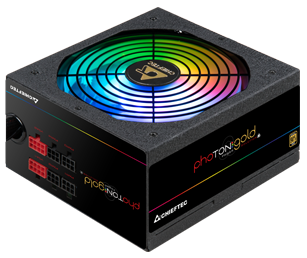 Блок питания Chieftec Photon Gold GDP-650C-RGB (ATX 2.3, 650W, &gt;90 efficiency, Active PFC, ARGB Rainbow 140mm fan, Cable Management) Retail (GDP-650C-RGB)