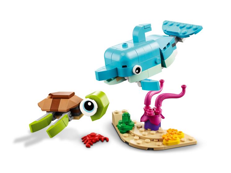 Игрушка CONSTRUCTOR CREATOR DELFIN UND SCHILDKRÖTE LEGO