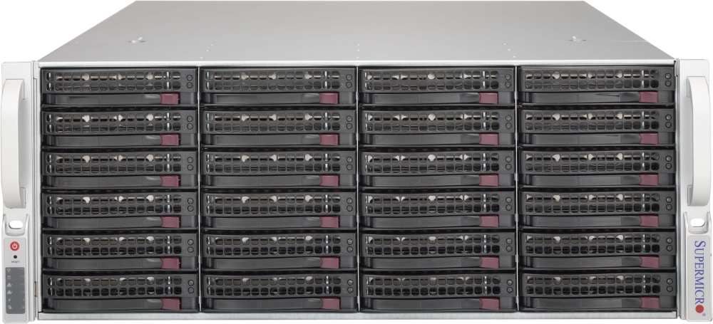 Корпус Supermicro Storage JBOD Chassis 4U 846BE1C-R1K03JBOD Up to 24 x 3.5" /Expander Backplanes(8xminiSASHD SFF-8643) (CSE-846BE1C-R1K03JBOD)