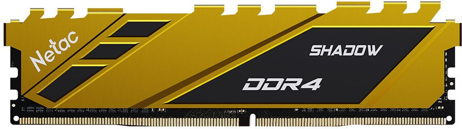 Модуль памяти Netac Shadow DDR4-3200 16G C16 Yellow