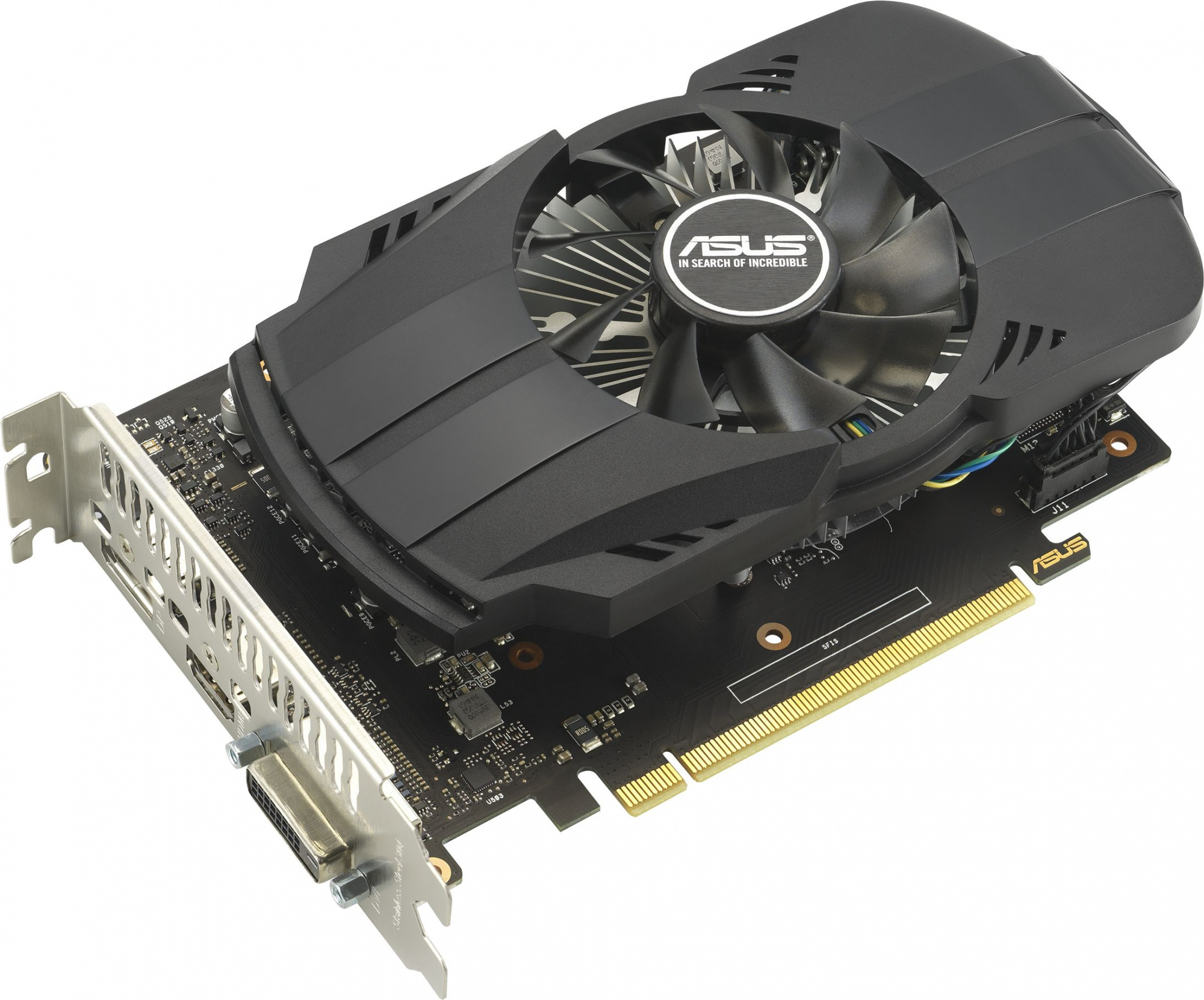 Видеокарта Asus PCI-E PH-GTX1650-O4GD6-P-EVO NVIDIA GeForce GTX 1650 4096Mb 128 GDDR6 1410/12000 DVIx1 HDMIx1 DPx1 HDCP Ret