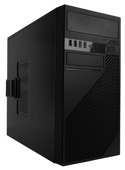 Корпус Mini Tower InWin EFS712 Black 450W RB-S450T7-0  U3*2+U2*2+A(HD)+ front fan holder + Screwless mATX (6144082)