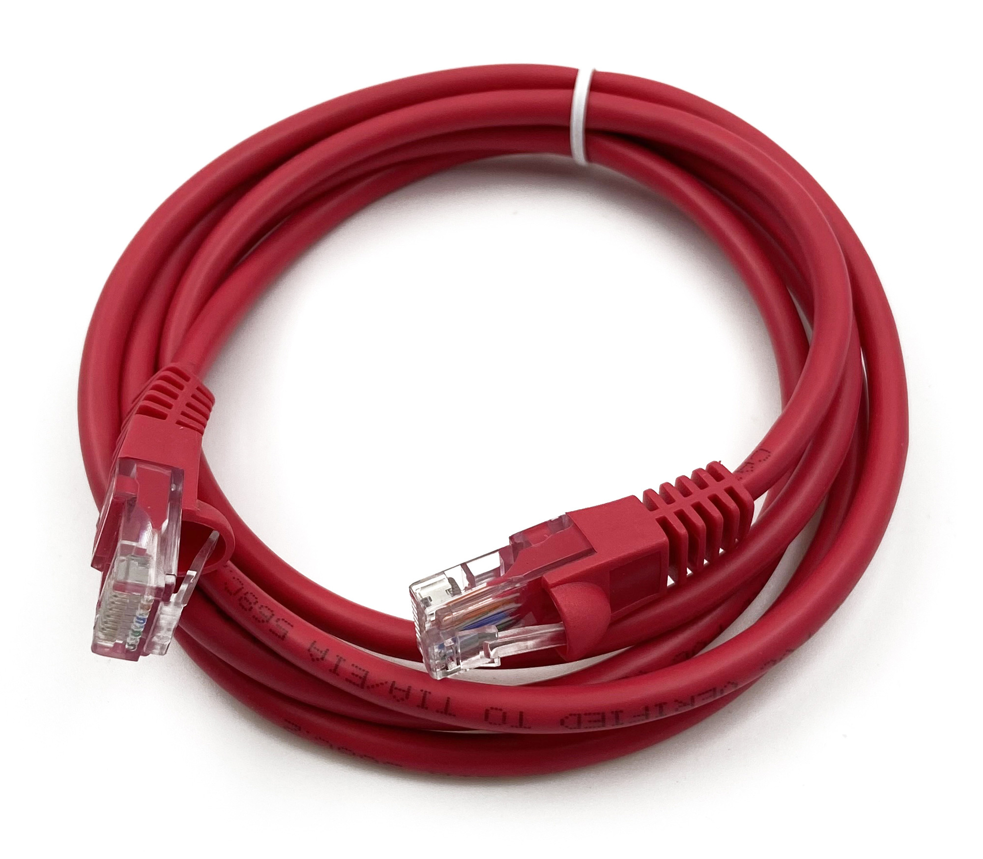 Патч-корд Buro UTP 4 пары cat5E CCA molded 1.5м красный RJ-45 (m)-RJ-45 (m)