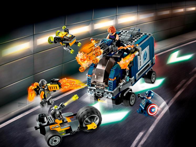 Игрушка CONSTRUCTOR MARVEL AVENGERS TRUCK-FESTNAHME LEGO