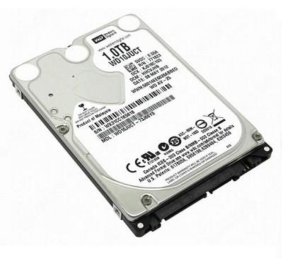 Жесткие диски Жесткий диск SATA2.5" 1TB 5400RPM 3GB/S 16MB WD10JUCT WDC