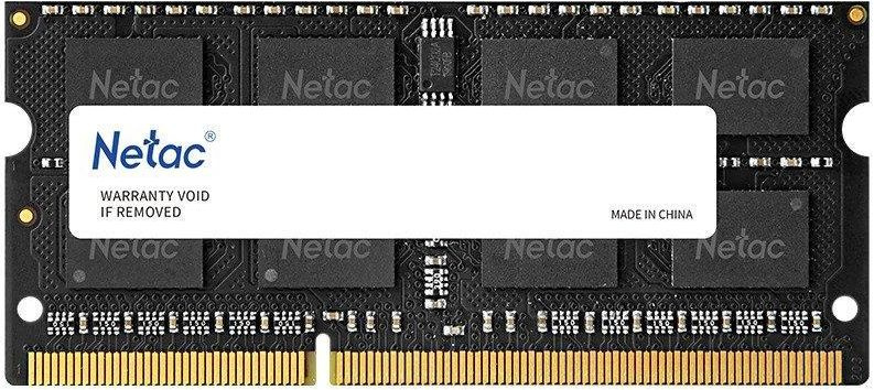 Память DDR3L 8Gb 1600MHz Netac NTBSD3N16SP-08 Basic OEM PC3-12800 CL11 SO-DIMM 260-pin 1.35В single rank