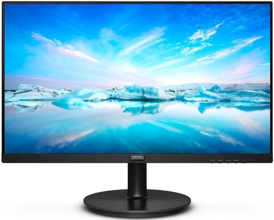 Монитор Philips 21.5" 221V8LD (00/01) черный VA LED 16:9 DVI HDMI матовая 250cd 178гр/178гр 1920x1080 D-Sub FHD 2.69кг