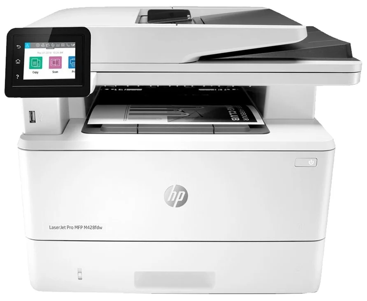 МФУ лазерный HP LaserJet Pro RU M428dw (W1A28A#B19) A4 Duplex Net WiFi белый/черный