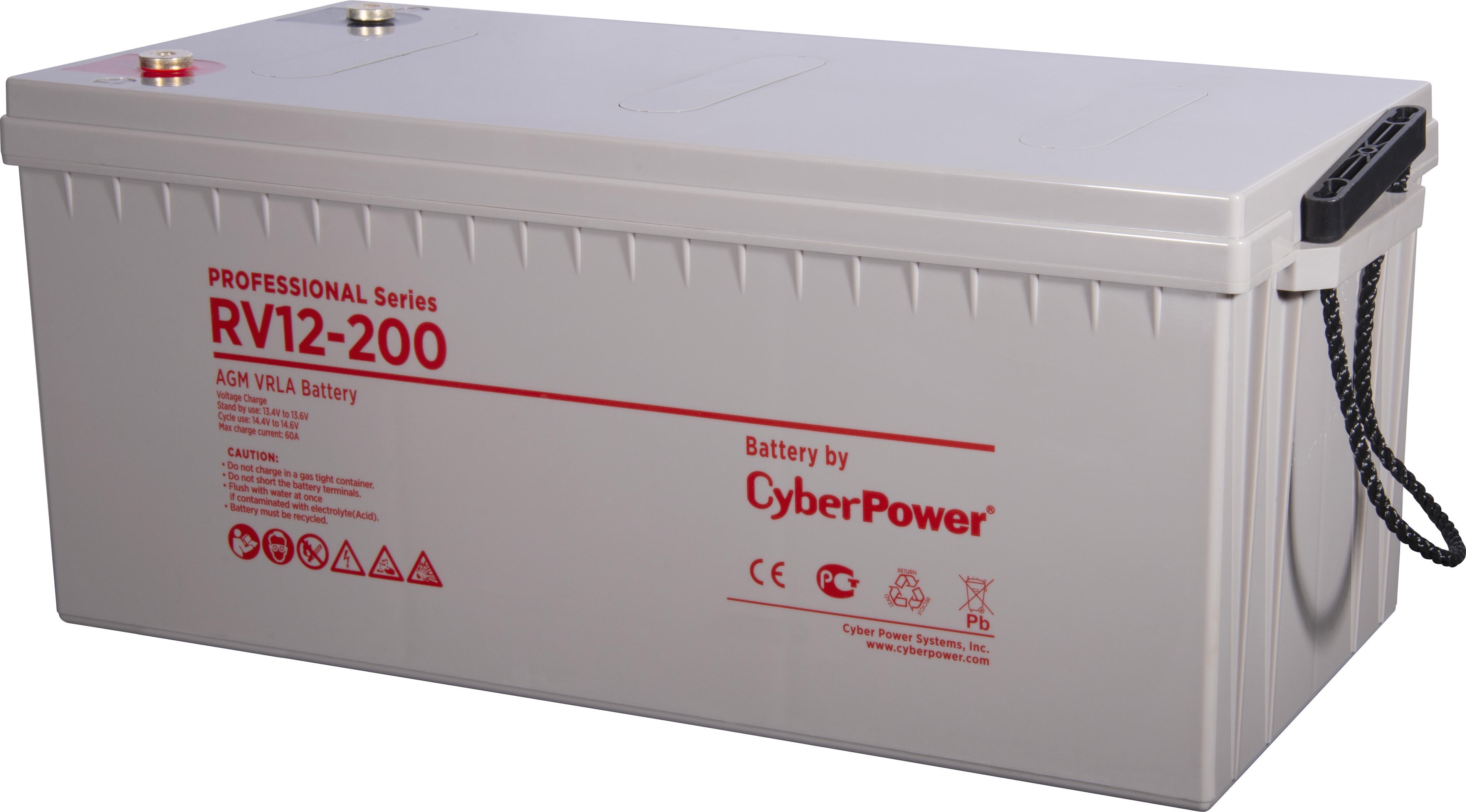 Аккумуляторная батарея PS CyberPower RV 12-200 / 12 В 200 Ач CyberPower Professional Series RV 12-200