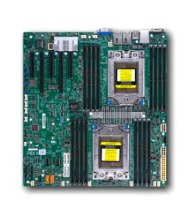 Материнские платы Серверная материнская плата EPYC 7000 EATX BLK MBD-H11DSI-NT-B SUPERMICRO