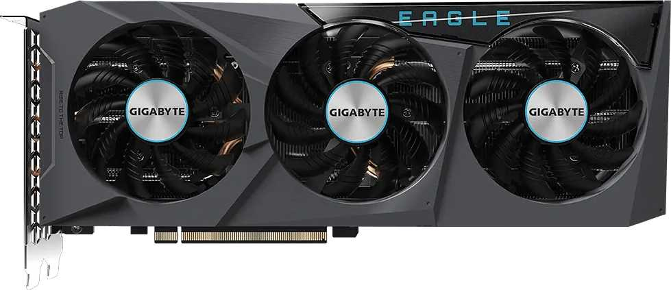 Видеокарта Gigabyte PCI-E 4.0 GV-R67XTEAGLE-12GD AMD Radeon RX 6700XT 12288Mb 192 GDDR6 1650/16000/HDMIx2/DPx2/HDCP Ret